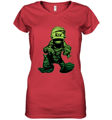 Disney Donald Duck Mummy Halloween Costume Women's V-Neck T-Shirt Women's V-Neck T-Shirt - FordPhuMy