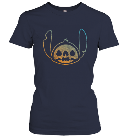 Disney Stitch Face Halloween Women's T-Shirt