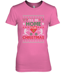 I'll Be Home for Christmas Baseball Gift For Men Women Kids Women's Premium T-Shirt Women's Premium T-Shirt - FordPhuMy