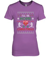I'll Be Home for Christmas Baseball Gift For Men Women Kids Women's Premium T-Shirt Women's Premium T-Shirt - FordPhuMy