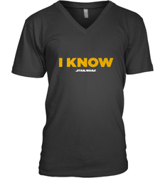 Star Wars Han Solo I Know Men's V-Neck
