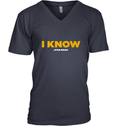 Star Wars Han Solo I Know Men's V-Neck