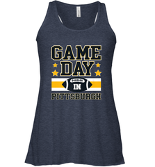 NFL Pittsburgh PA. Game Day Football Home Team Women's Racerback Tank Women's Racerback Tank - FordPhuMy