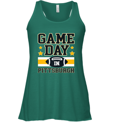NFL Pittsburgh PA. Game Day Football Home Team Women's Racerback Tank Women's Racerback Tank - FordPhuMy