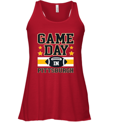 NFL Pittsburgh PA. Game Day Football Home Team Women's Racerback Tank Women's Racerback Tank - FordPhuMy