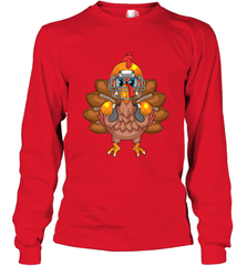 Cool Turkey Football Feathers Funny Thanksgiving Sports Gift Long Sleeve T-Shirt Long Sleeve T-Shirt - FordPhuMy