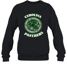 NFL Carolina Panthers Logo Happy St Patrick's Day Crewneck Sweatshirt Crewneck Sweatshirt - FordPhuMy