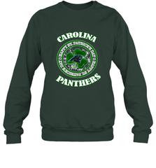 NFL Carolina Panthers Logo Happy St Patrick's Day Crewneck Sweatshirt Crewneck Sweatshirt - FordPhuMy