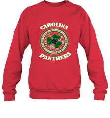 NFL Carolina Panthers Logo Happy St Patrick's Day Crewneck Sweatshirt Crewneck Sweatshirt - FordPhuMy