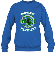 NFL Carolina Panthers Logo Happy St Patrick's Day Crewneck Sweatshirt Crewneck Sweatshirt - FordPhuMy