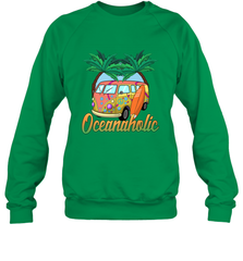Retro Surfer Love Surfing Beach Party Tropical Vacay Crewneck Sweatshirt Crewneck Sweatshirt - FordPhuMy