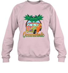 Retro Surfer Love Surfing Beach Party Tropical Vacay Crewneck Sweatshirt Crewneck Sweatshirt - FordPhuMy