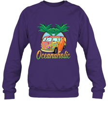 Retro Surfer Love Surfing Beach Party Tropical Vacay Crewneck Sweatshirt Crewneck Sweatshirt - FordPhuMy