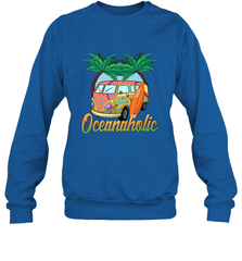 Retro Surfer Love Surfing Beach Party Tropical Vacay Crewneck Sweatshirt Crewneck Sweatshirt - FordPhuMy