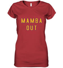 Mamba Out Limited Edition Farewell Tribute Women's V-Neck T-Shirt Women's V-Neck T-Shirt - FordPhuMy
