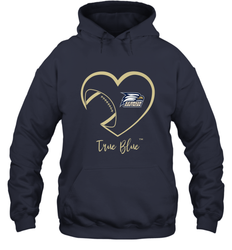 Georgia Southern Eagles Football Inside Heart  Team Hooded Sweatshirt