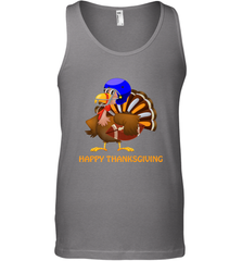 Cool Happy Thanksgiving Football Shirt Gobble Player Turkey Men's Tank Top Men's Tank Top - FordPhuMy