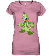 Disney Donald Duck Monster Halloween Costume Women's V-Neck T-Shirt Women's V-Neck T-Shirt - FordPhuMy