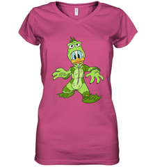 Disney Donald Duck Monster Halloween Costume Women's V-Neck T-Shirt Women's V-Neck T-Shirt - FordPhuMy
