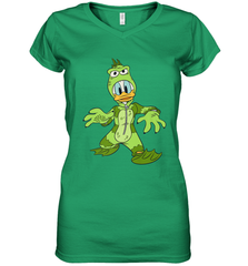 Disney Donald Duck Monster Halloween Costume Women's V-Neck T-Shirt Women's V-Neck T-Shirt - FordPhuMy