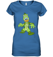 Disney Donald Duck Monster Halloween Costume Women's V-Neck T-Shirt Women's V-Neck T-Shirt - FordPhuMy
