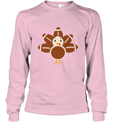 Funny Football Turkey Fall Thanksgiving Football Long Sleeve T-Shirt Long Sleeve T-Shirt - FordPhuMy