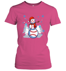 DABBING BASEBALL SNOWMAN _ Christmas Funny Women's T-Shirt Women's T-Shirt - FordPhuMy