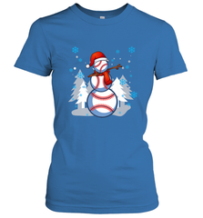DABBING BASEBALL SNOWMAN _ Christmas Funny Women's T-Shirt Women's T-Shirt - FordPhuMy