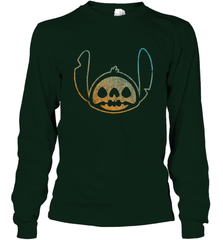 Disney Stitch Face Halloween Long Sleeve T-Shirt Long Sleeve T-Shirt - FordPhuMy