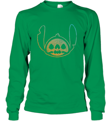 Disney Stitch Face Halloween Long Sleeve T-Shirt Long Sleeve T-Shirt - FordPhuMy