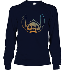 Disney Stitch Face Halloween Long Sleeve T-Shirt Long Sleeve T-Shirt - FordPhuMy