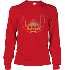 Disney Stitch Face Halloween Long Sleeve T-Shirt Long Sleeve T-Shirt - FordPhuMy