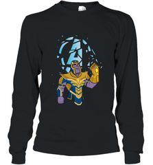 Marvel Avengers Endgame Cartoon Thanos Gauntlet Long Sleeve T-Shirt Long Sleeve T-Shirt - FordPhuMy