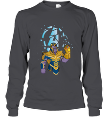 Marvel Avengers Endgame Cartoon Thanos Gauntlet Long Sleeve T-Shirt Long Sleeve T-Shirt - FordPhuMy