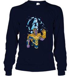 Marvel Avengers Endgame Cartoon Thanos Gauntlet Long Sleeve T-Shirt
