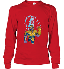 Marvel Avengers Endgame Cartoon Thanos Gauntlet Long Sleeve T-Shirt Long Sleeve T-Shirt - FordPhuMy