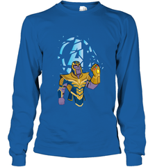 Marvel Avengers Endgame Cartoon Thanos Gauntlet Long Sleeve T-Shirt Long Sleeve T-Shirt - FordPhuMy