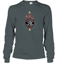 NBA Toronto Raptors Logo merry Christmas gilf Long Sleeve T-Shirt Long Sleeve T-Shirt - FordPhuMy