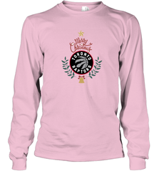 NBA Toronto Raptors Logo merry Christmas gilf Long Sleeve T-Shirt Long Sleeve T-Shirt - FordPhuMy