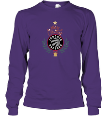 NBA Toronto Raptors Logo merry Christmas gilf Long Sleeve T-Shirt Long Sleeve T-Shirt - FordPhuMy