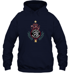 NBA Toronto Raptors Logo merry Christmas gilf Hooded Sweatshirt