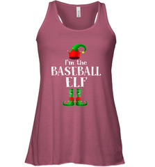 I'm The Baseball Elf Matching Family Pajama Christmas Women's Racerback Tank Women's Racerback Tank - FordPhuMy