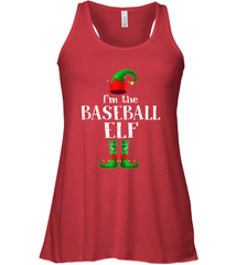 I'm The Baseball Elf Matching Family Pajama Christmas Women's Racerback Tank Women's Racerback Tank - FordPhuMy
