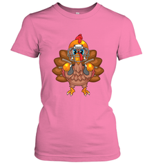Cool Turkey Football Feathers Funny Thanksgiving Sports Gift Women's T-Shirt Women's T-Shirt - FordPhuMy