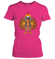 Cool Turkey Football Feathers Funny Thanksgiving Sports Gift Women's T-Shirt Women's T-Shirt - FordPhuMy
