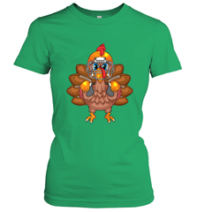 Cool Turkey Football Feathers Funny Thanksgiving Sports Gift Women's T-Shirt Women's T-Shirt - FordPhuMy
