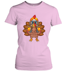 Cool Turkey Football Feathers Funny Thanksgiving Sports Gift Women's T-Shirt Women's T-Shirt - FordPhuMy