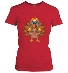 Cool Turkey Football Feathers Funny Thanksgiving Sports Gift Women's T-Shirt Women's T-Shirt - FordPhuMy