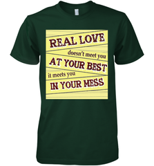 Real love funny quotes for valentine (2) Men's Premium T-Shirt Men's Premium T-Shirt - FordPhuMy