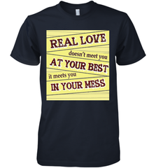 Real love funny quotes for valentine (2) Men's Premium T-Shirt Men's Premium T-Shirt - FordPhuMy